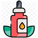 Botella De Aceite De Masaje Icono