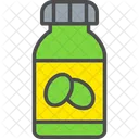 Botella de aceite de oliva  Icono