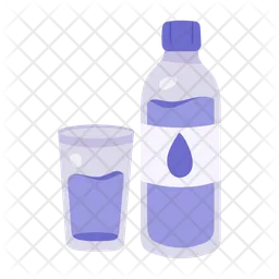 Botella de agua  Icono