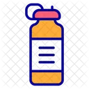Botella De Agua Camisa Bicicleta Icono