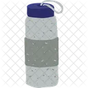 Botella De Agua Cero Residuos Pensar En Verde Icono