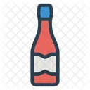 Botella de alcohol  Icono