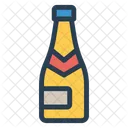 Botella de alcohol  Icono