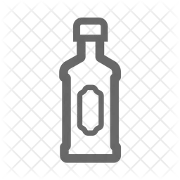 Botella de alcohol  Icono