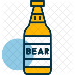 Botella de cerveza  Icono