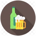 Botella De Cerveza Alcohol Bebida Icono