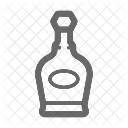 Botella de champagne  Icono