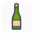 Botella de champagne  Icono