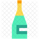 Botella de champagne  Icono