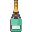 Botella de champagne  Icono