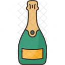 Botella de champagne  Icono