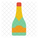 Botella de champagne  Icono