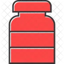 Botella de pastillas  Icono