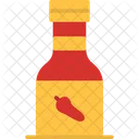 Botella de pimiento picante  Icono