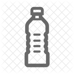 Botella de plástico  Icono