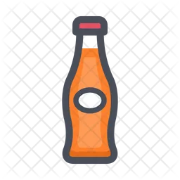 Botella de soda  Icono