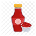 Salsa Comida Ketchup Icono