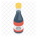 Botella de salsa  Icono