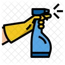 Limpieza Spray Botella Icono