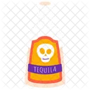 Tequila Botella Calavera Icono
