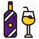 Botella de vino  Icono