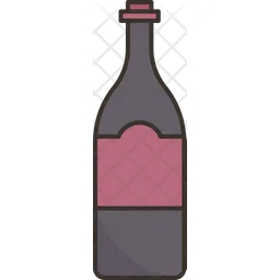 Botella de vino  Icono