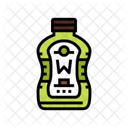 Botella de wasabi  Icono