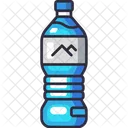 Botella de minerales  Icono