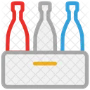 Botellas Vino Palet Icono