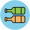 Botellas Bebida Vino Icono