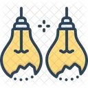 Both Double Lightbulb Icon