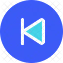 Boton Anterior Anterior Rebobinar Icono