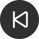 Boton Anterior Anterior Rebobinar Icono