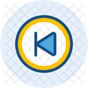 Boton Anterior Anterior Rebobinar Icono