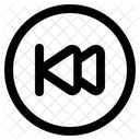Boton Anterior Musica Anterior Ultima Pista Icono