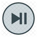Pausa De Reproduccion Medios Reproductor Icono