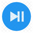 Pausa De Reproduccion Medios Reproductor Icono