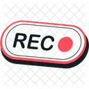Boton Grabar Multimedia Icono