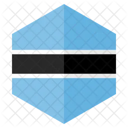Botswana Flag Icon