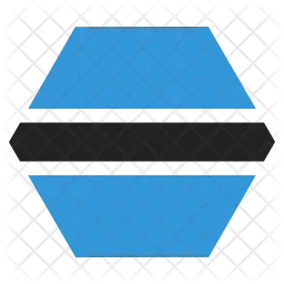 Botswana Flag Icon