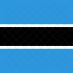 Botswana Flag Icône