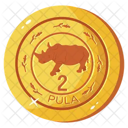 Botswana Coin  Icon