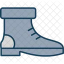 Botte Chaussures Botte De Larmee Icône