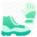 Bottes Gants Protection Icon