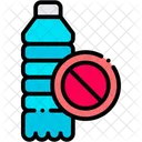 Bottle No Plastic Banned Icon