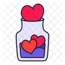 Bottle Jar Romance Icon