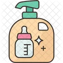 Bottle Wash Cleaning Icon