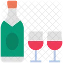 Happy New Year Bottle Icon
