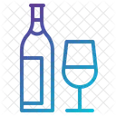Bottle Glass Wine Icon