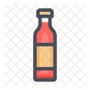 Wine Bottle Alcoholic Drink Bar Icon
